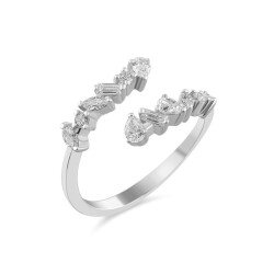 0,58 Karat Pırlanta Tasarım Yüzük - 2