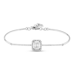 0,59 Karat Pırlanta Baget Bileklik - 