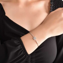 0,59 Karat Pırlanta Baget Bileklik - 2