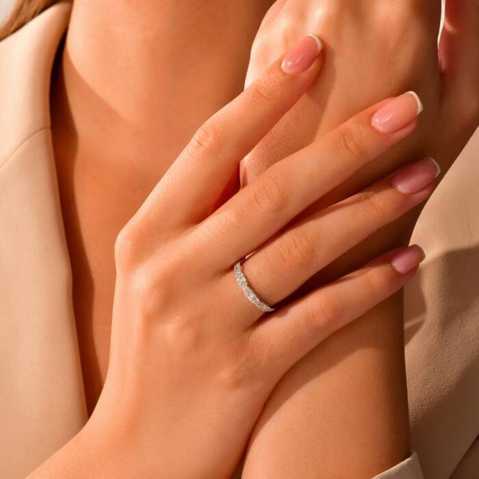 0,59 Karat Pırlanta Fantezi Yüzük - 3