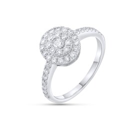 0,59 Karat Pırlanta Tasarım Yüzük - 2