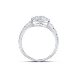 0,59 Karat Pırlanta Tasarım Yüzük - 3