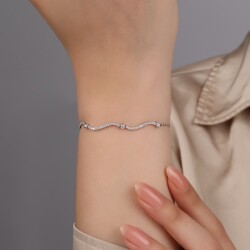 0,60 Karat Pırlanta Bileklik - 3