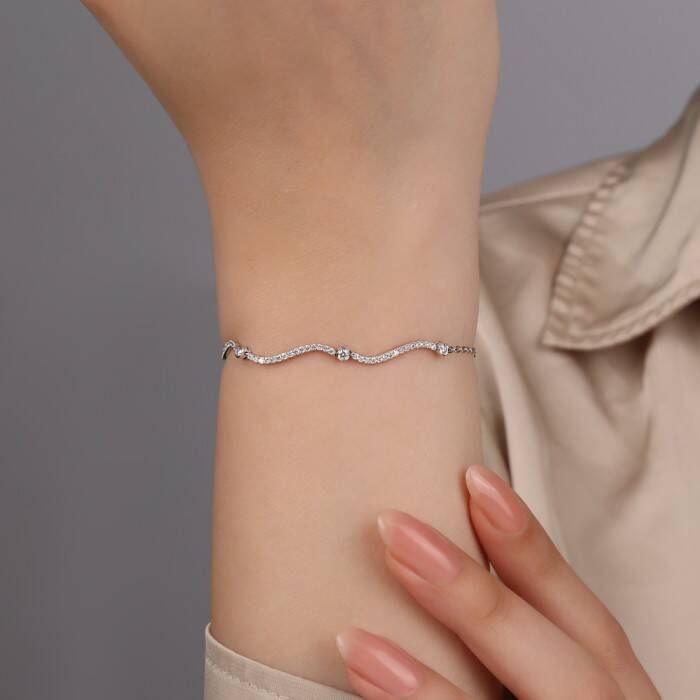 0,60 Karat Pırlanta Bileklik - 3