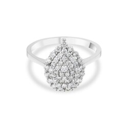 0,62 Karat Pırlanta Fantezi Yüzük - 