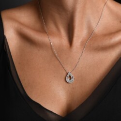 0,63 Karat Pırlanta Fantezi Kolye - 3