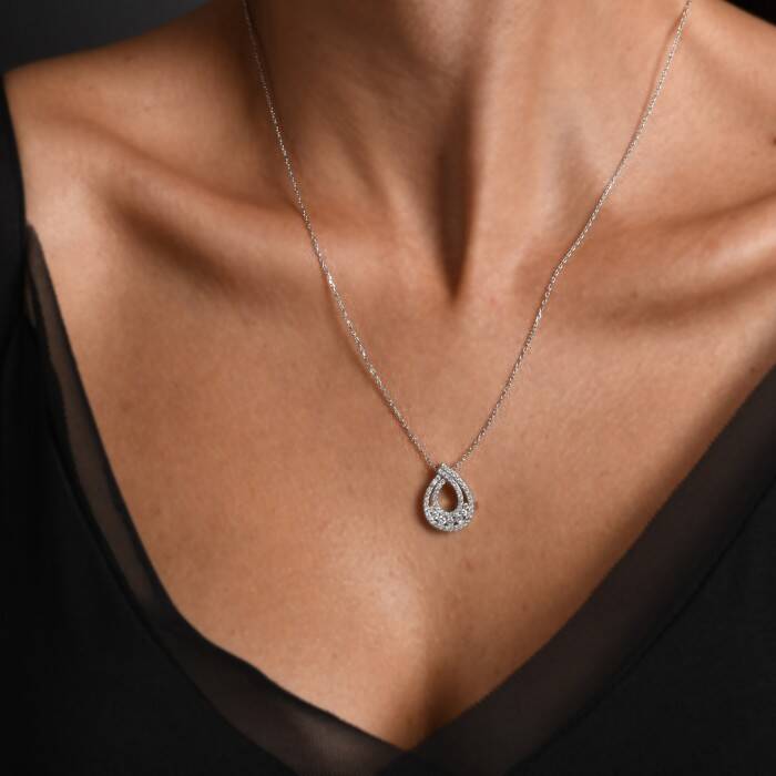 0,63 Karat Pırlanta Fantezi Kolye - 3