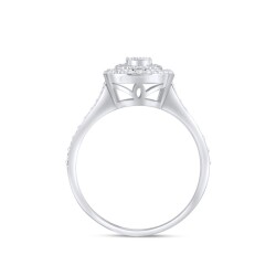 0,70 Karat Pırlanta Markiz Tasarım Yüzük - 4