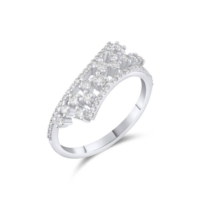 0,63 Karat Pırlanta Tasarım Yüzük - 2