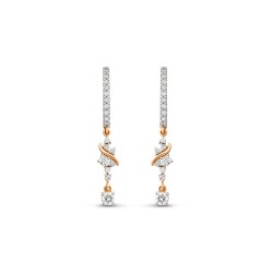 0,64 Karat Pırlanta Küpe - 2