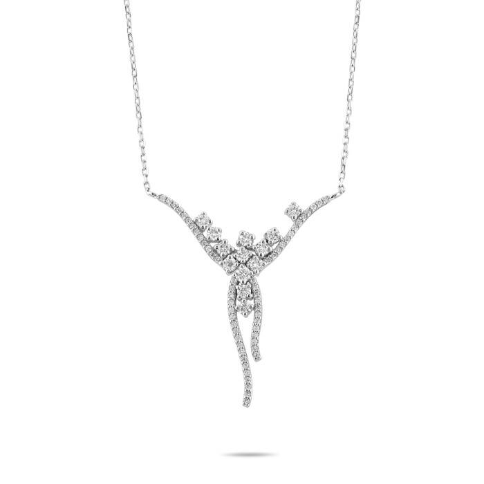 0,66 Karat Pırlanta Fantezi Kolye - 1