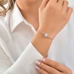 0,68 Karat Pırlanta Baget Bileklik - 2