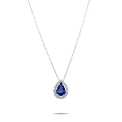 0,70 Karat Pırlanta Damla Kolye - 2