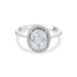 0,72 Karat Pırlanta Fantezi Yüzük - 