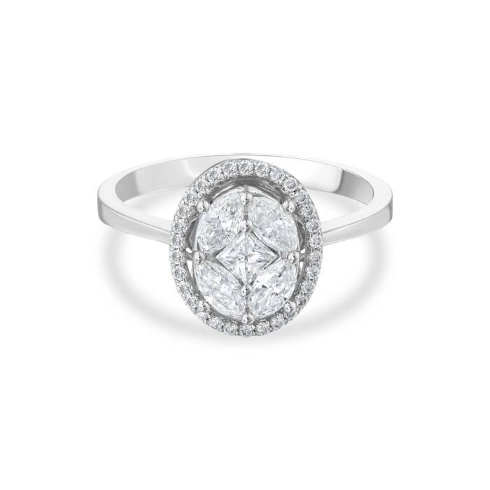 0,72 Karat Pırlanta Fantezi Yüzük - 1