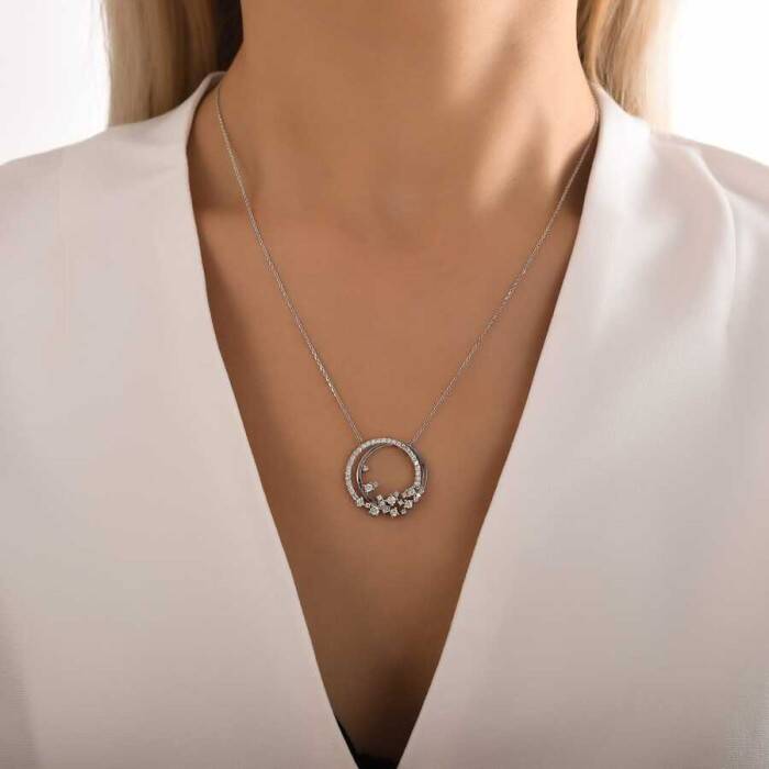 0,75 Karat Pırlanta Kolye - 2