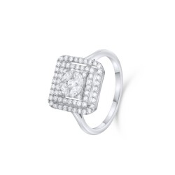 0,77 Karat Pırlanta Markiz Tasarım Yüzük - 2