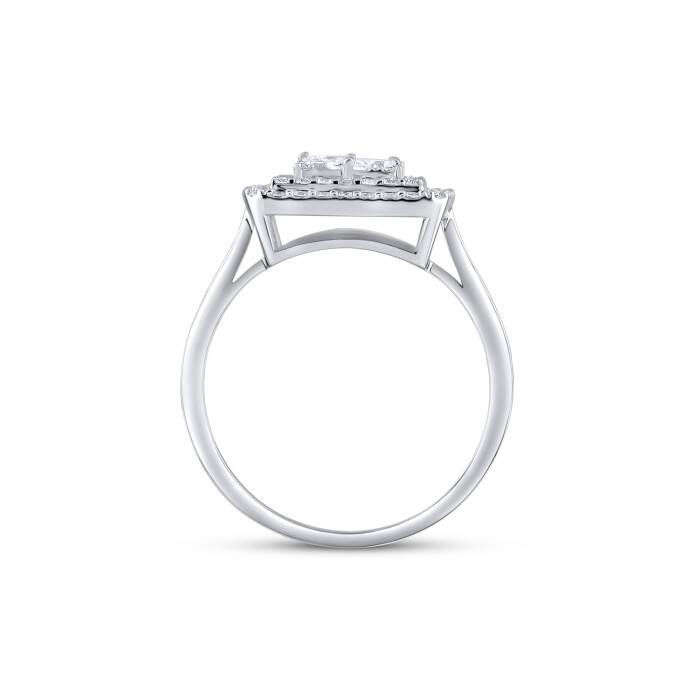 0,77 Karat Pırlanta Markiz Tasarım Yüzük - 3