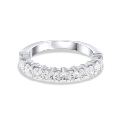 0,78 Karat Pırlanta Yarımtur Yüzük - 