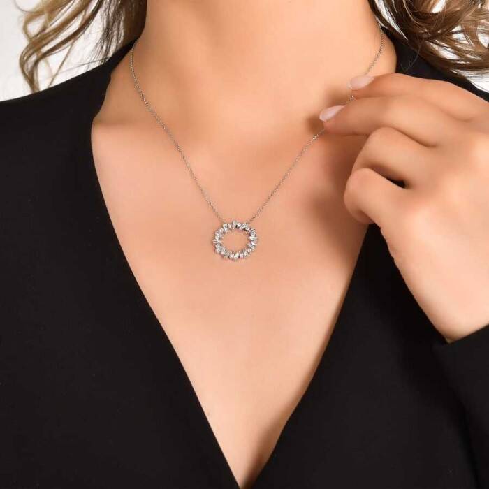 0,81 Karat Pırlanta Fantezi Kolye - 3