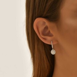 0,83 Karat Pırlanta Fantezi Küpe - 4