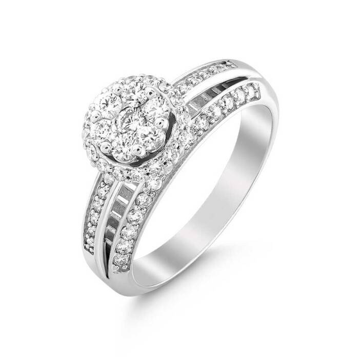 0,84 Karat Pırlanta Tasarım Yüzük - 1