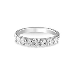 0,91 Karat Pırlanta Yarımtur Yüzük - 