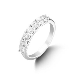 0,91 Karat Pırlanta Yarımtur Yüzük - 2