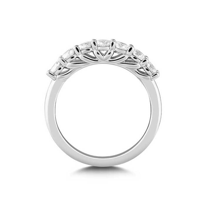 0,91 Karat Pırlanta Yarımtur Yüzük - 3