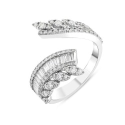 0,96 Karat Pırlanta Tasarım Yüzük - 2