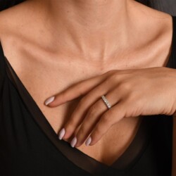 1,02 Karat Pırlanta Tamtur Yüzük - 4