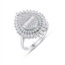 1,04 Karat Pırlanta Damla Fantezi Yüzük - 2