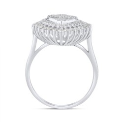 1,04 Karat Pırlanta Damla Fantezi Yüzük - 3