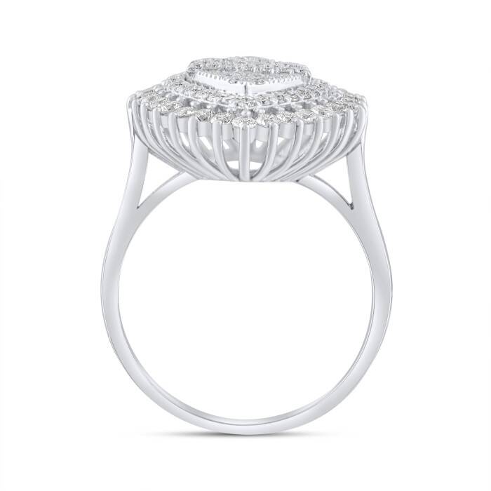 1,04 Karat Pırlanta Damla Fantezi Yüzük - 3