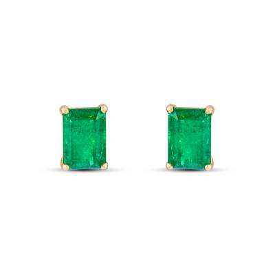 2,52 Karat Zümrüt Küpe - 2