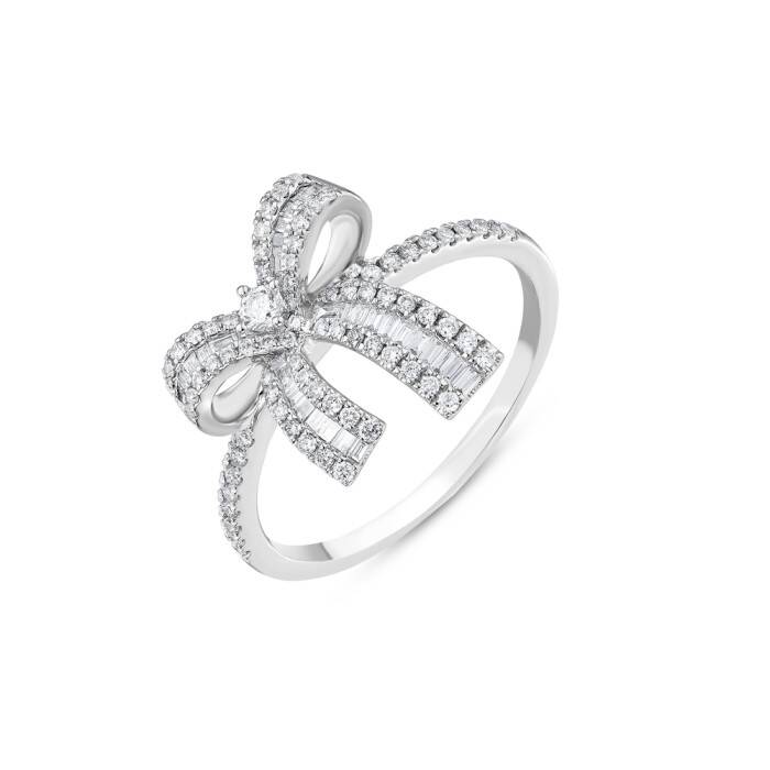 0,42 Karat Pırlanta Kurdela Tasarım Yüzük - 2