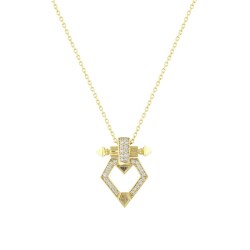 0,20 Karat Pırlanta Tasarım Kolye - 